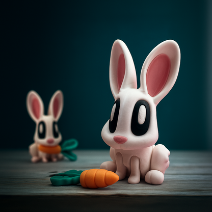 Snowy Carrot Bunny