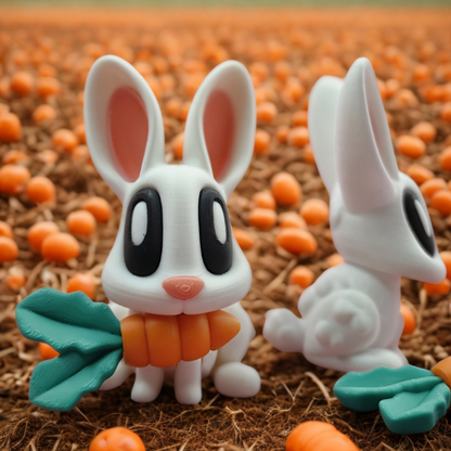 Snowy Carrot Bunny