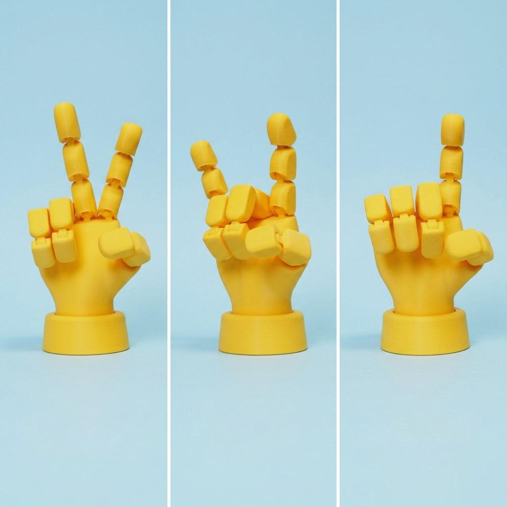 Posable Articulated Hand Model