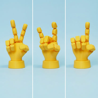 Posable Articulated Hand Model