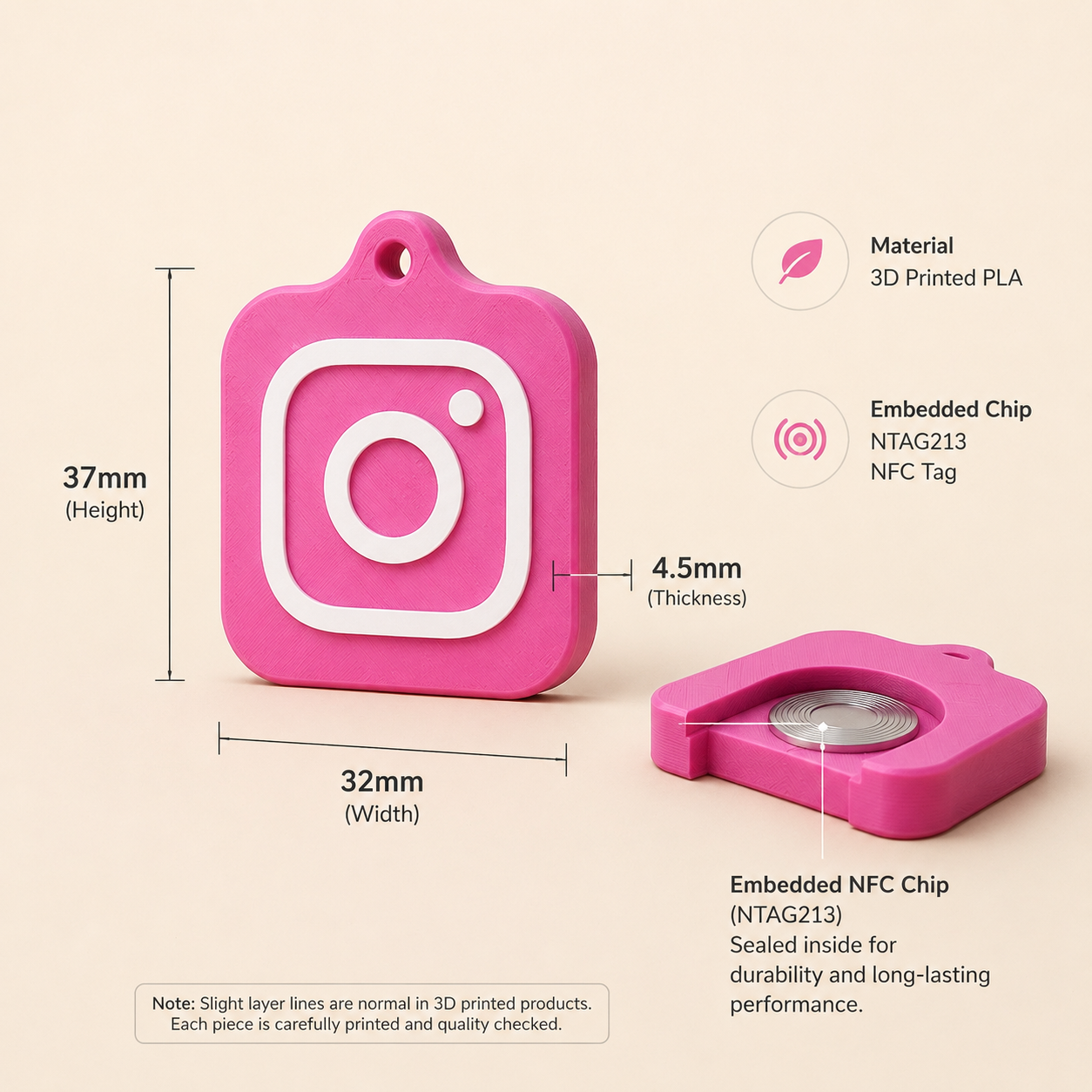 Smart NFC Social Tag